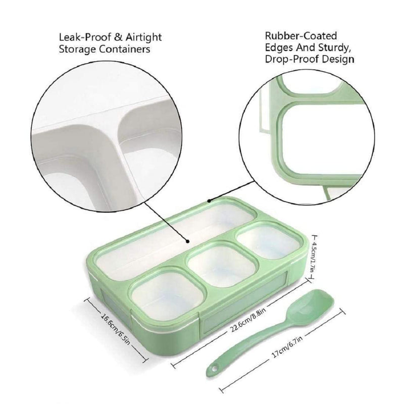 4 Compartment Lunch Box