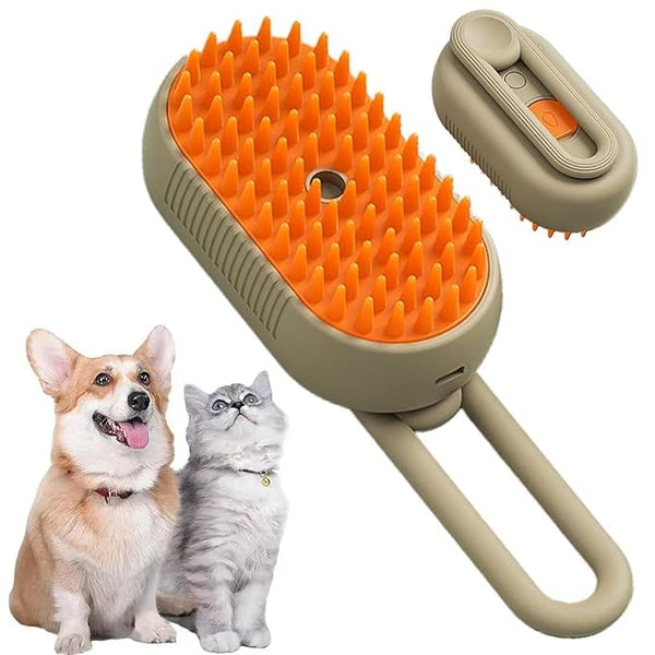 Steam Pet Brush for Dogs Cats