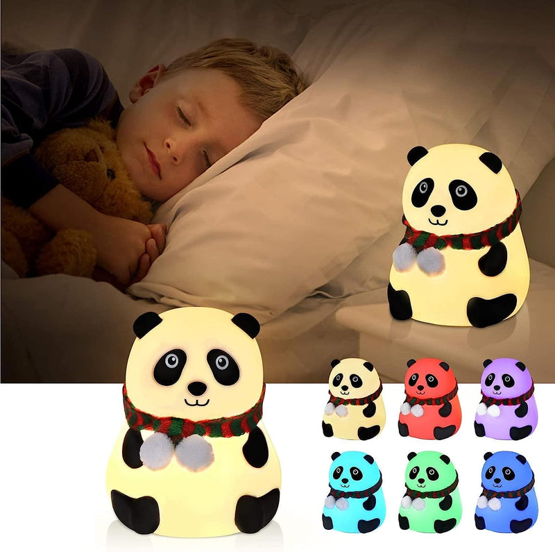 Cute Panda LED Lamp | USB Rechargeable | Touch Sensor | Bedroom Decor | Kids Toy