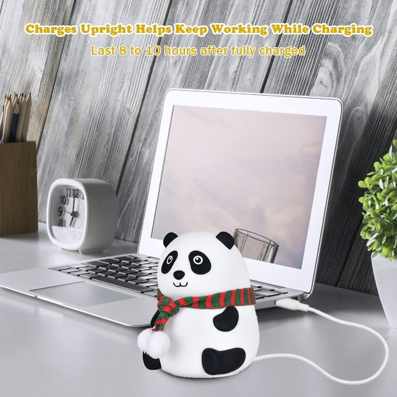 Cute Panda LED Lamp | USB Rechargeable | Touch Sensor | Bedroom Decor | Kids Toy