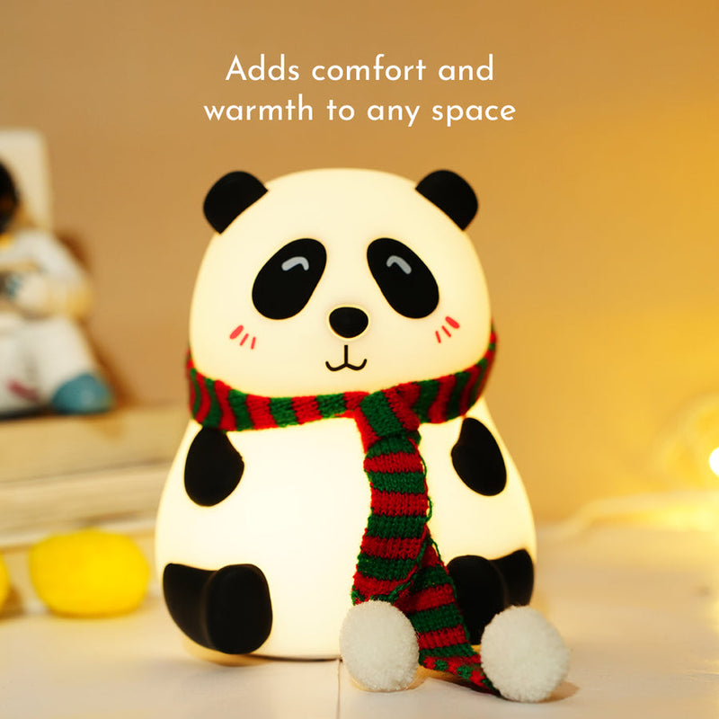 Cute Panda LED Lamp | USB Rechargeable | Touch Sensor | Bedroom Decor | Kids Toy