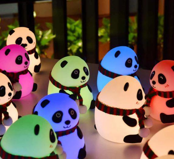 Cute Panda LED Lamp | USB Rechargeable | Touch Sensor | Bedroom Decor | Kids Toy