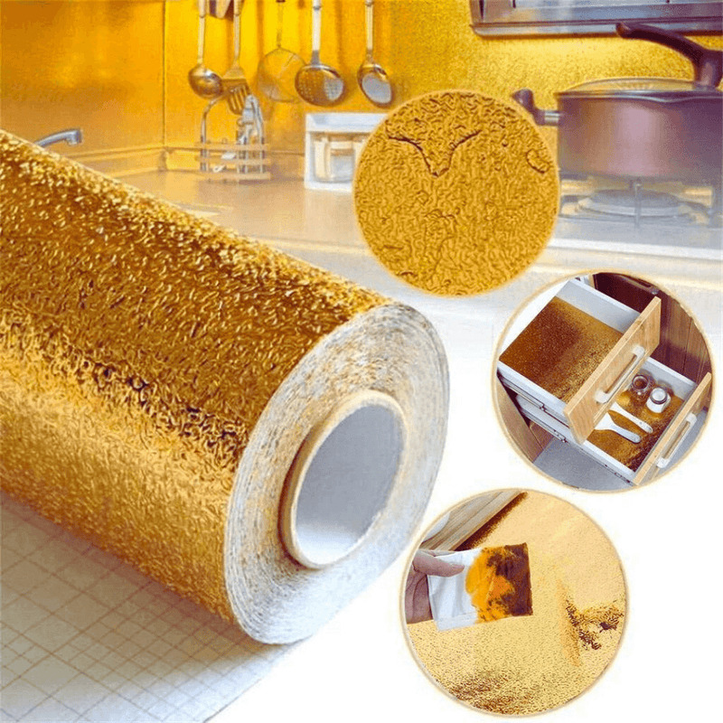 Golden Kitchen Foil Sticker