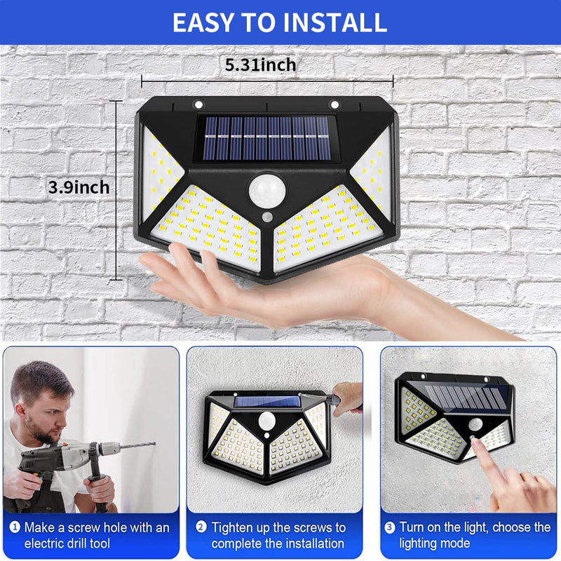 100 Led Solar Light