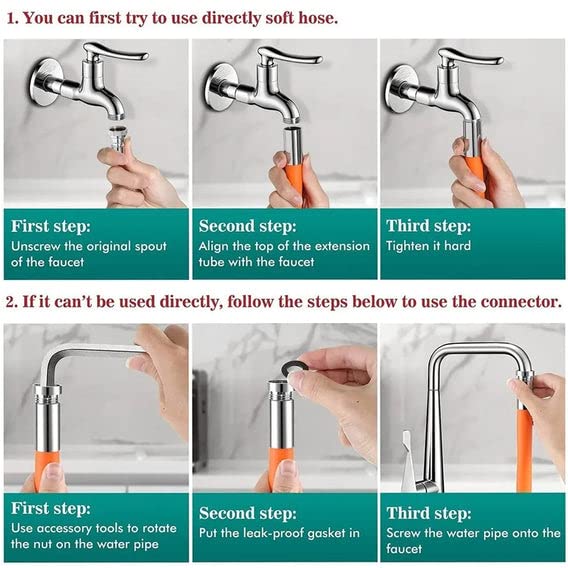 360 Free Bending Faucet Extender