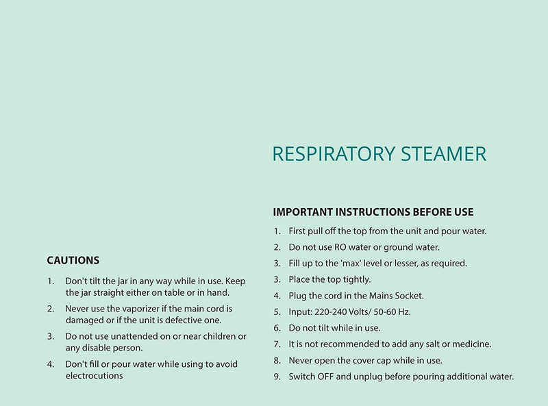 3 In 1 Steam Vaporizer