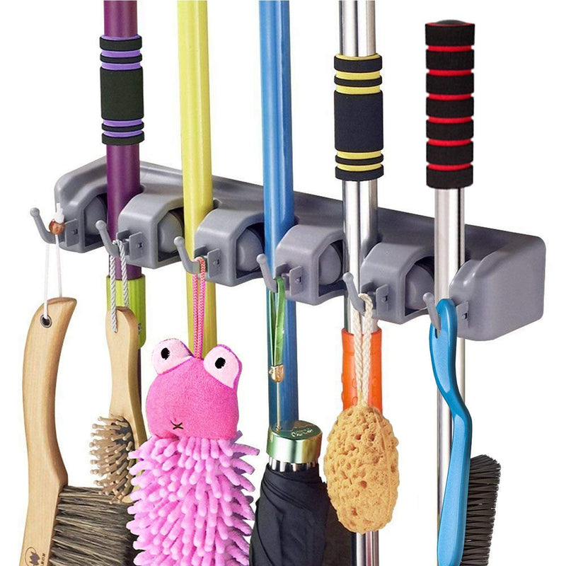 5 Slot Broom Holder