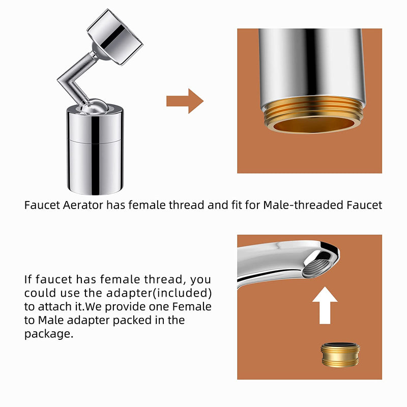 720 Degree Rotating Faucet