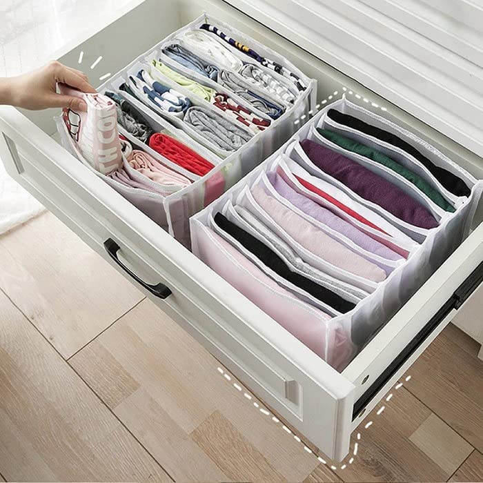 7 Grid Washable Closet Clothes Organizer