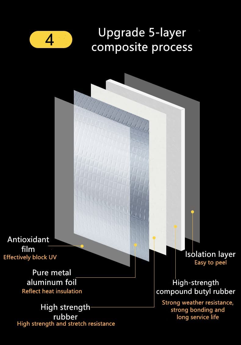 Aluminium Silver Tape Waterproof