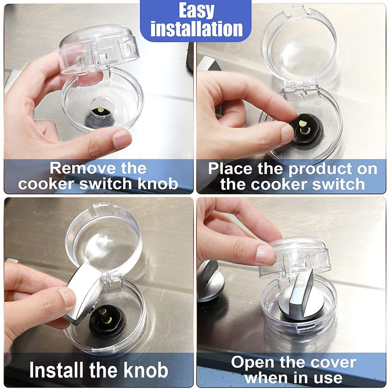 Gas Stove Knob Covers 2 pcs