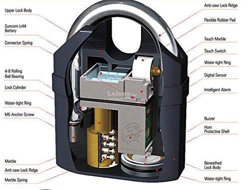 High Security Smart Alarm Lock Motion Sensor