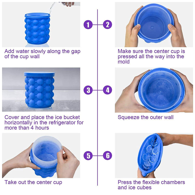 Silicone Ice Cube Maker