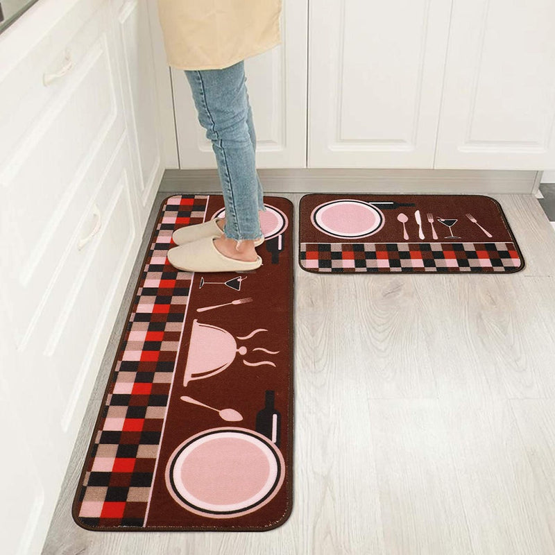 Kitchen Floor Mat 2 pcs Set