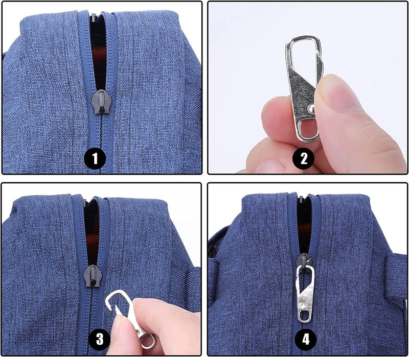 Metal Pull Replacement Zipper