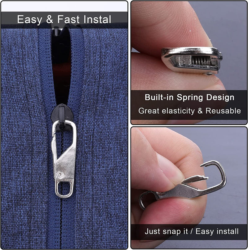 Metal Pull Replacement Zipper