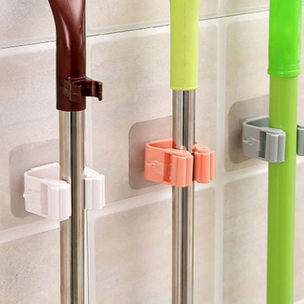 Mop and Broom Holder Wall Mounted