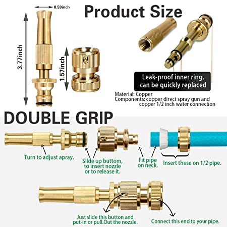 Spray Water Gun Brass Nozzle