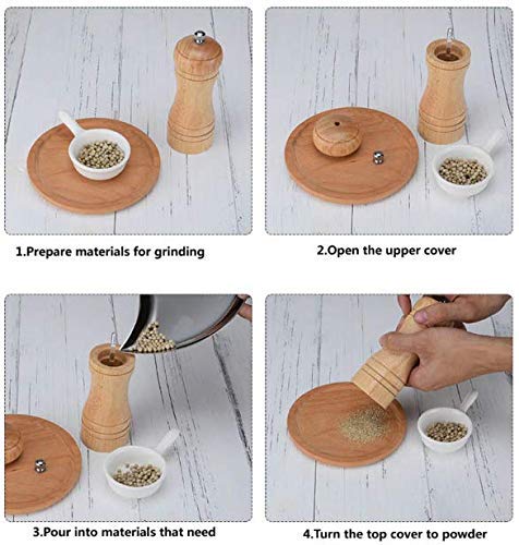 Wooden Pepper Grinder 6 Inch