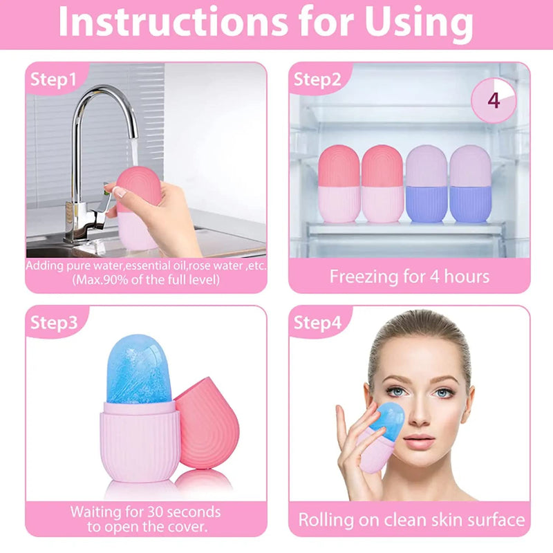 Facial Silicone Ice Roller