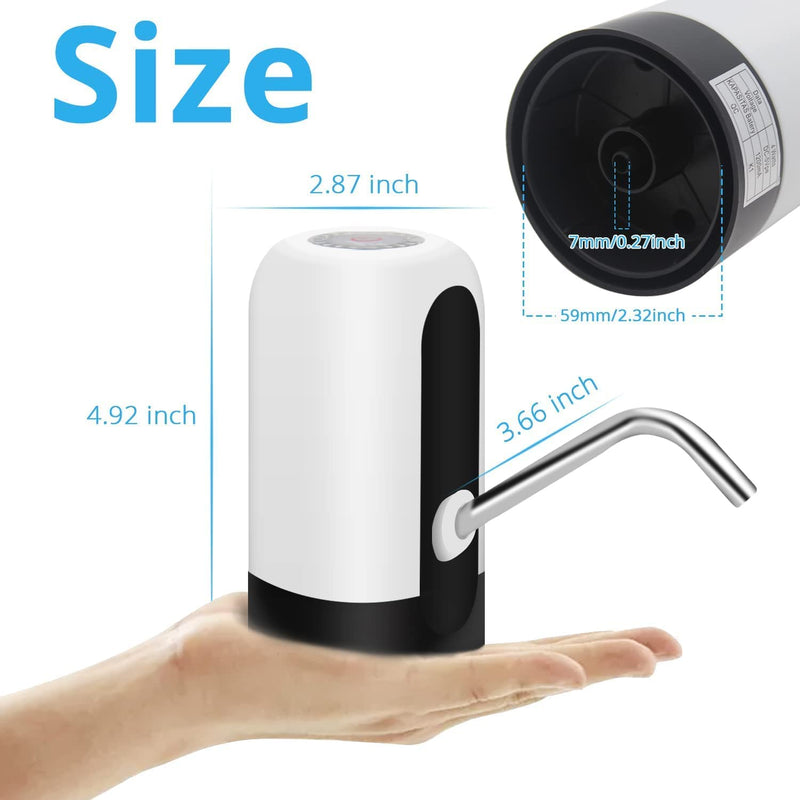 USB Charging Wireless Water Can Dispenser Pump