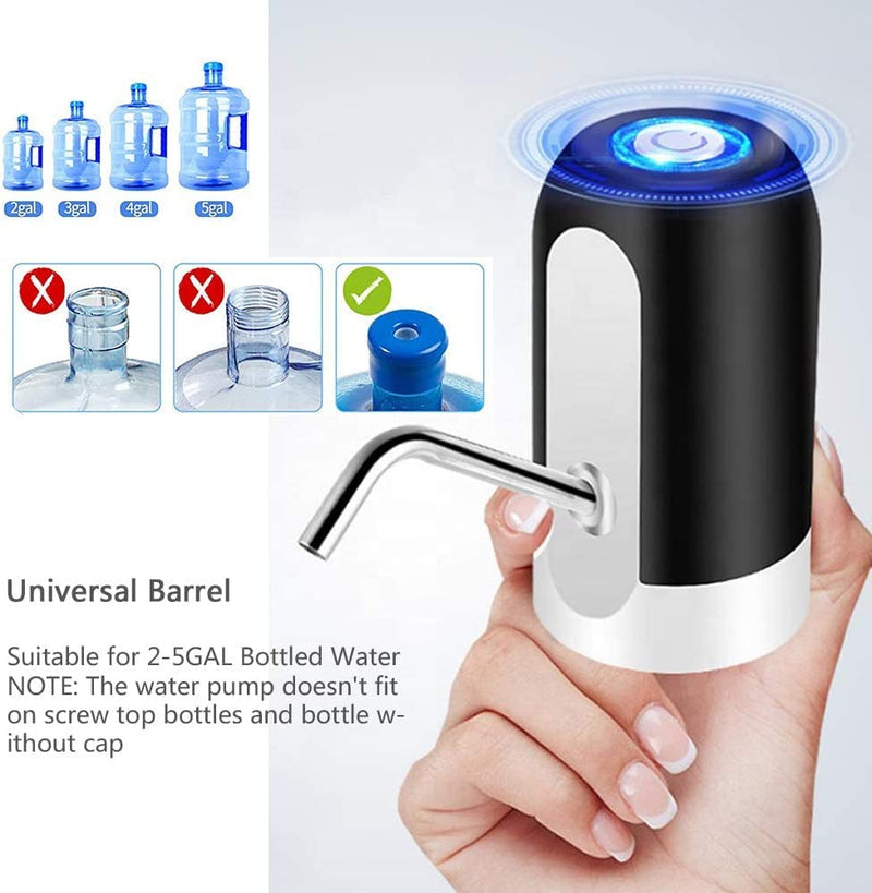 USB Charging Wireless Water Can Dispenser Pump