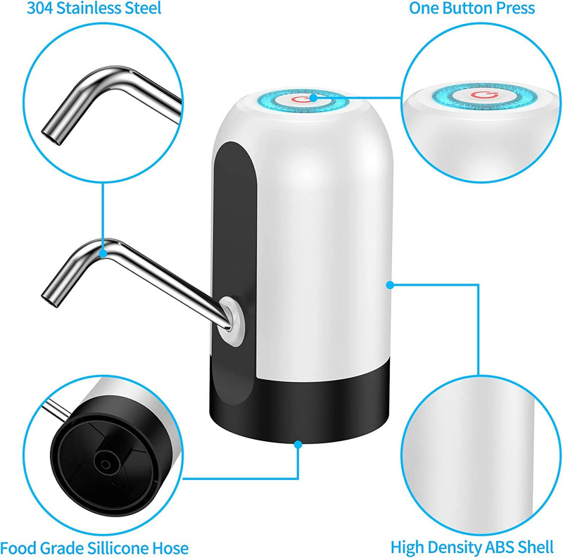 USB Charging Wireless Water Can Dispenser Pump